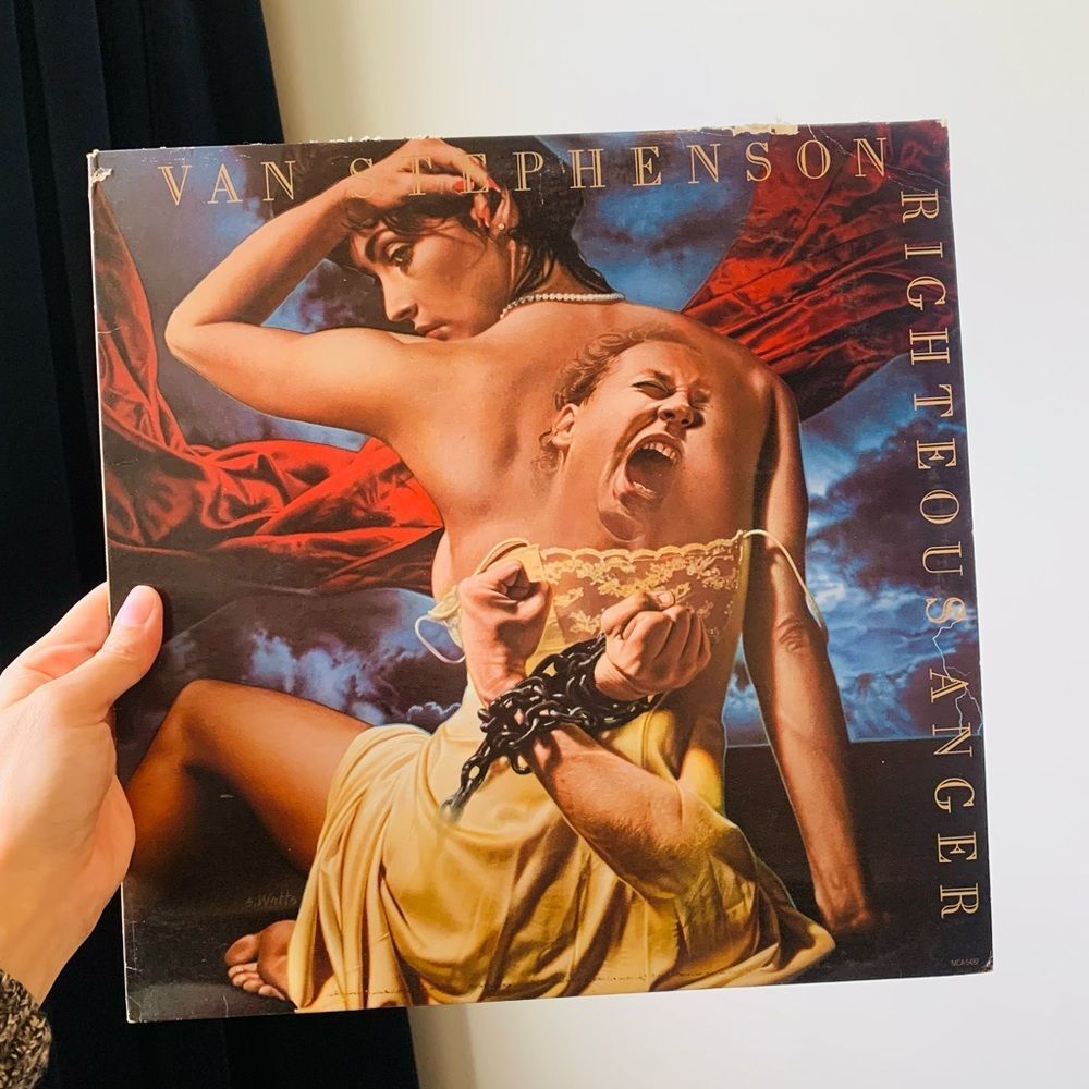 Van Stephenson Righteous Anger - Vinyl Record - Vintage